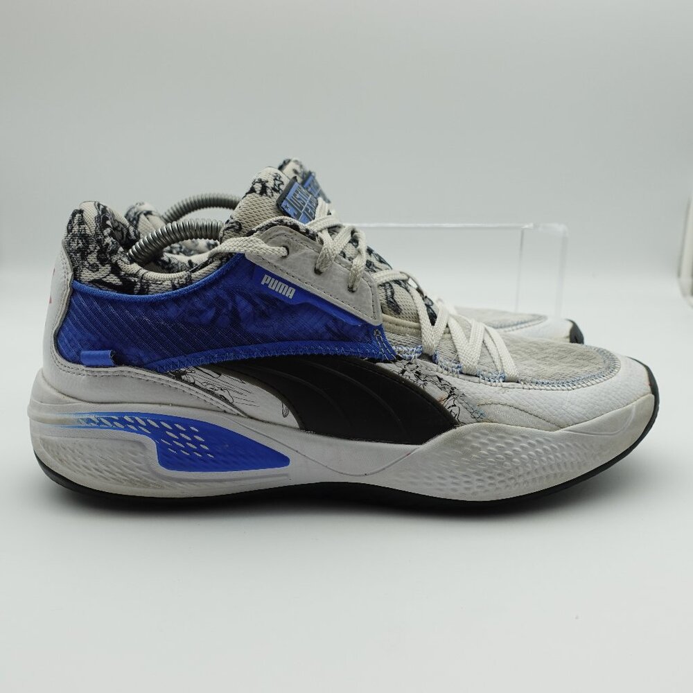 Puma  X DC Justice League Court Rider Sneakers Men Size 10.5 Blue Basketball